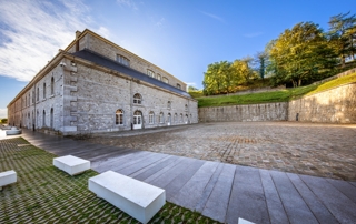 Bâtiment du musée Terra Nova sur le site de la Citadelle de Namur