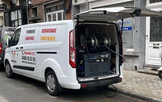 camionnette Belga Plomberie