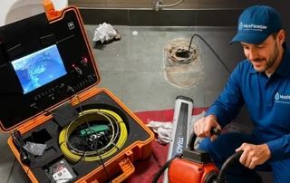 Mon Plombier avec une caméra d'inspection de canalisation