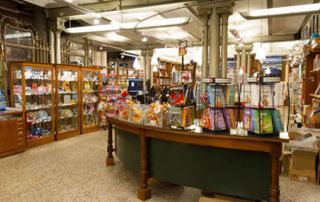 présentoire dans la librairie Slumberland