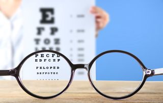 lunettes et test de la vue