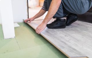 Pose de parquet