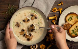 Soupe aux champignons