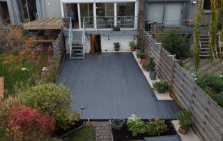 terrasse en plastique recyclé